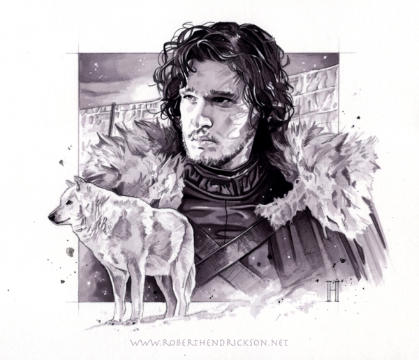  Game of Thrones - Jon Snow by  roberthendrickson
