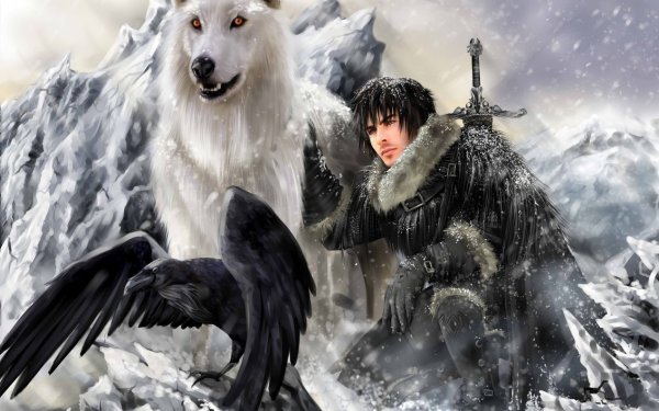  GOT wallpaper: Jon and Ghost by ~McNealy