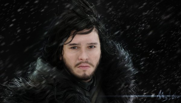  Jon Snow- Painting by *Lasse17