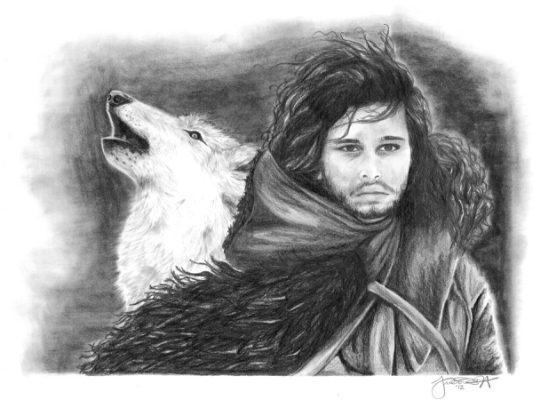  Jon Snow by ~juelshaness