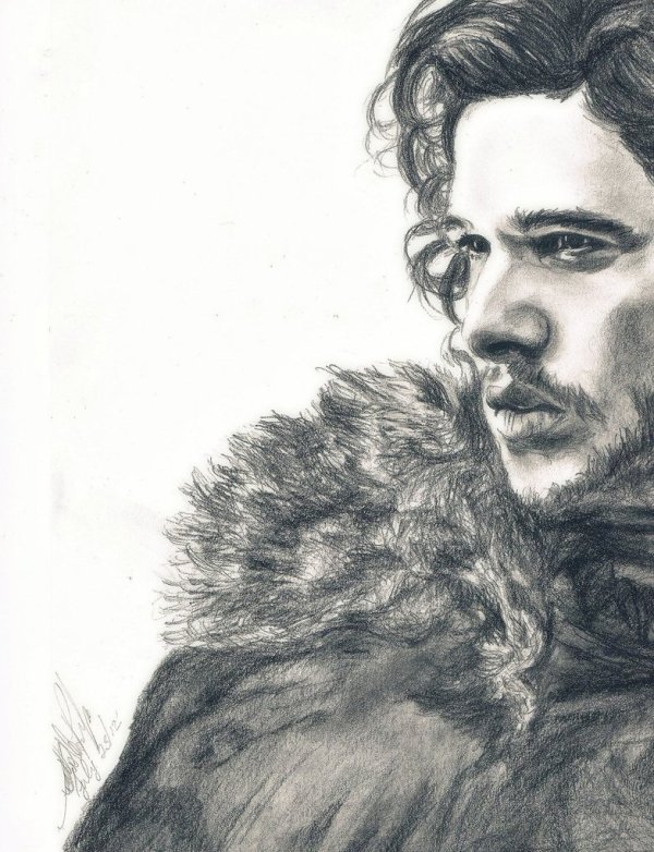  Jon Snow I am the Sword in the Darkness by crysaniasea