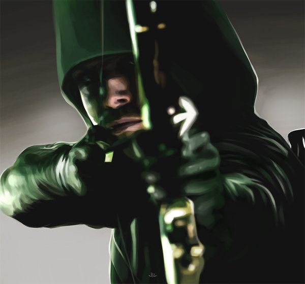 Green Arrow - CG Painting by Kc-Eazyworld